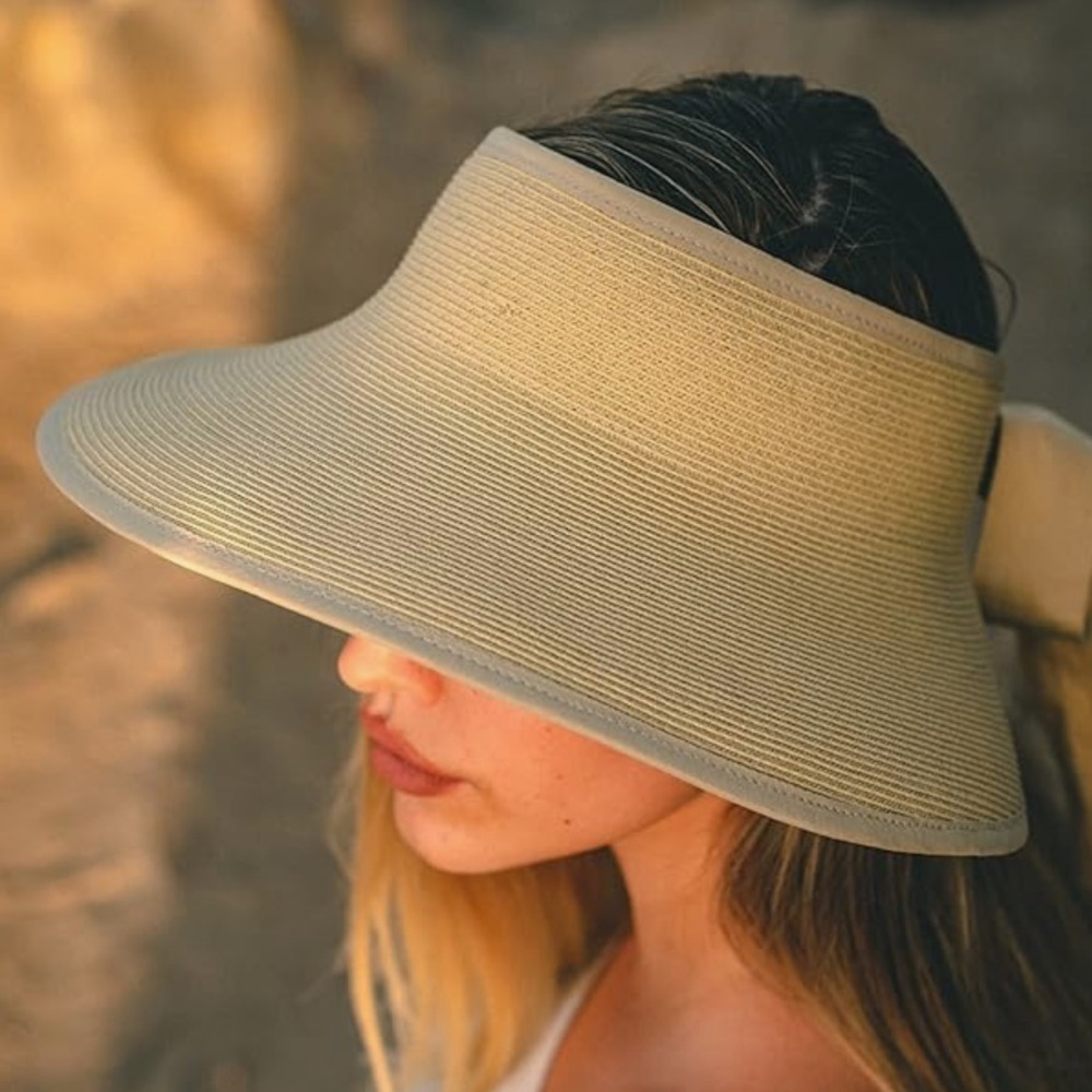 Pineapple & Star Vienna Packable Visor UPF 50